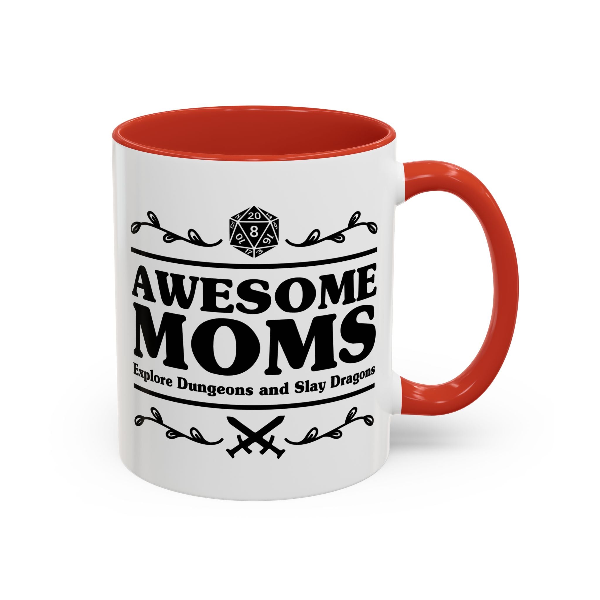 Awesome Moms Explore Dungeons & Slay Dragons, D&D Mug-Mug-Wild Pour