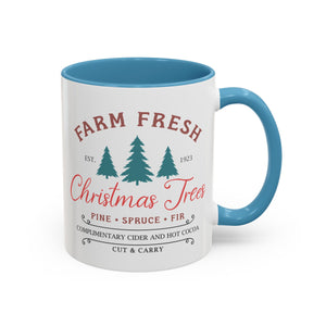 Farm Fresh Christmas Trees Mug-Mug-Wild Pour