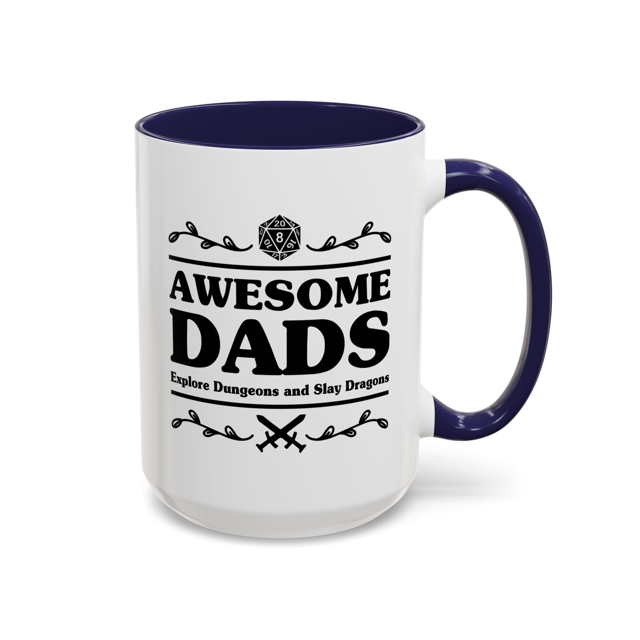 Awesome Dads Explore Dungeons & Slay Dragons, D&D Mug-Mug-Wild Pour