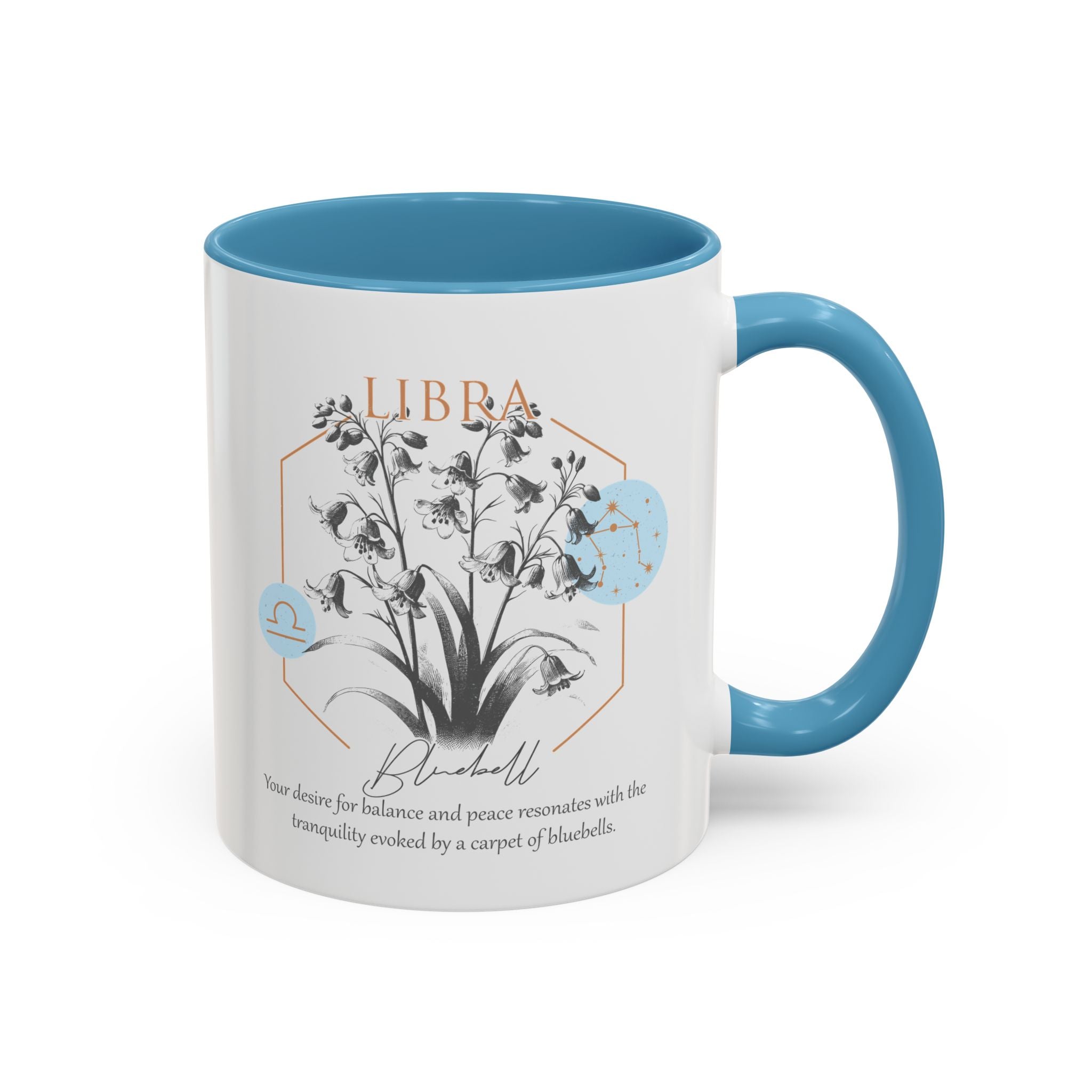 September - October, Bluebell, Libra, Zodiac Birth Month Mug-Mug-Wild Pour