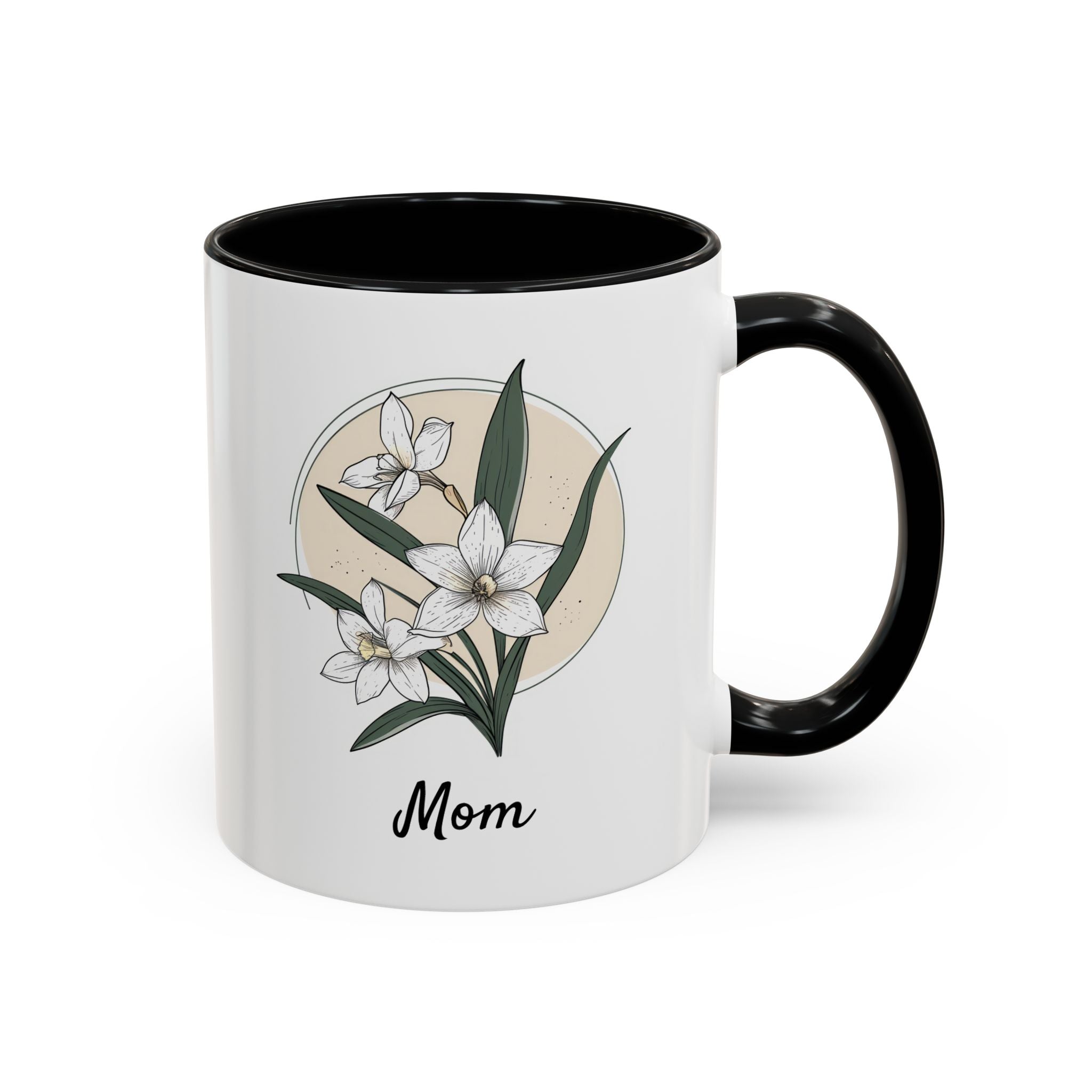 December Narcissus, Personalized Birth Month Mug-Mug-Wild Pour