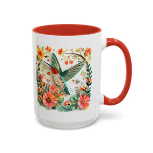 Hummingbird in Flight, Paper Quilling Mug-Mug-Wild Pour