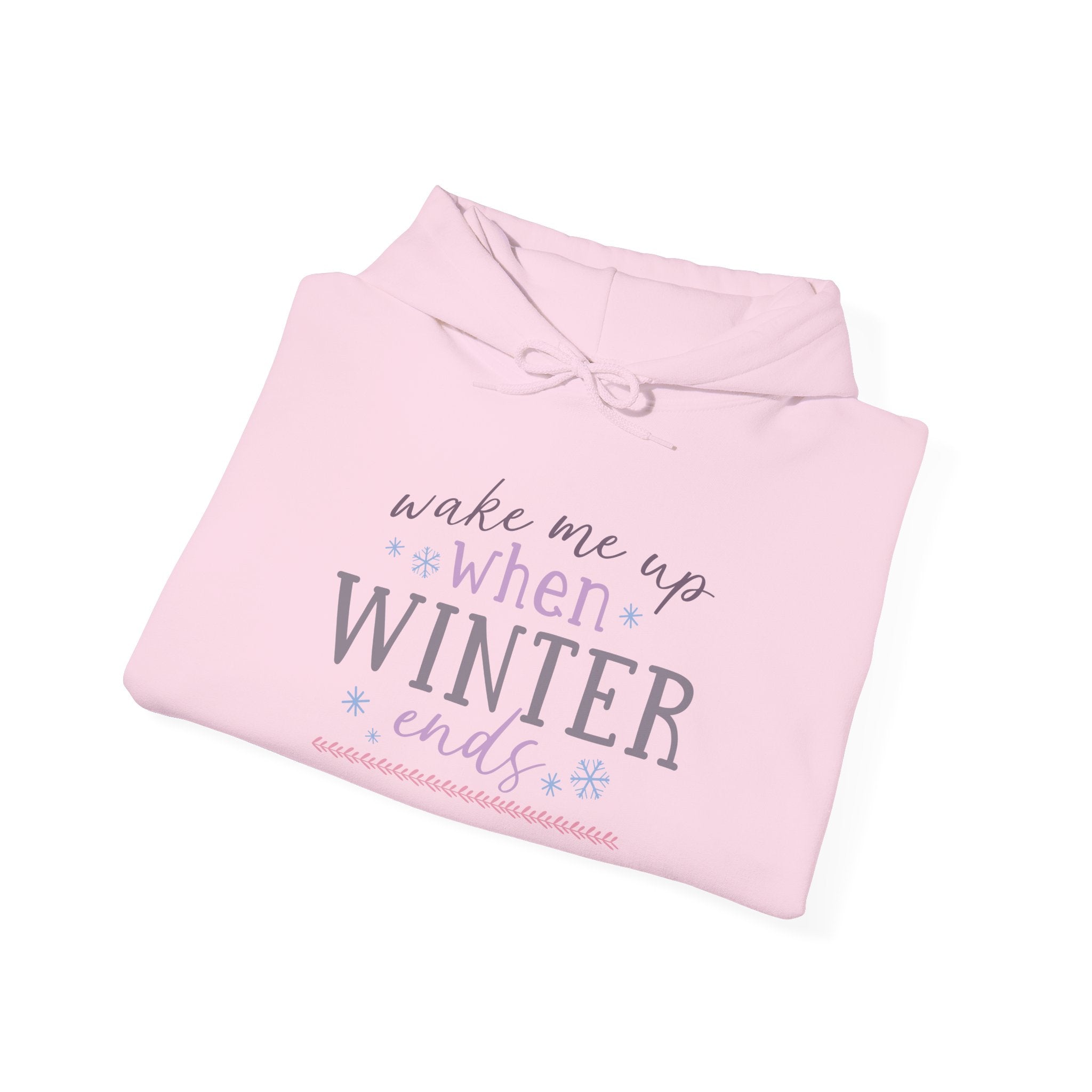 Wake Me Up When Winter Ends Hoodie-Hoodie-Wild Pour