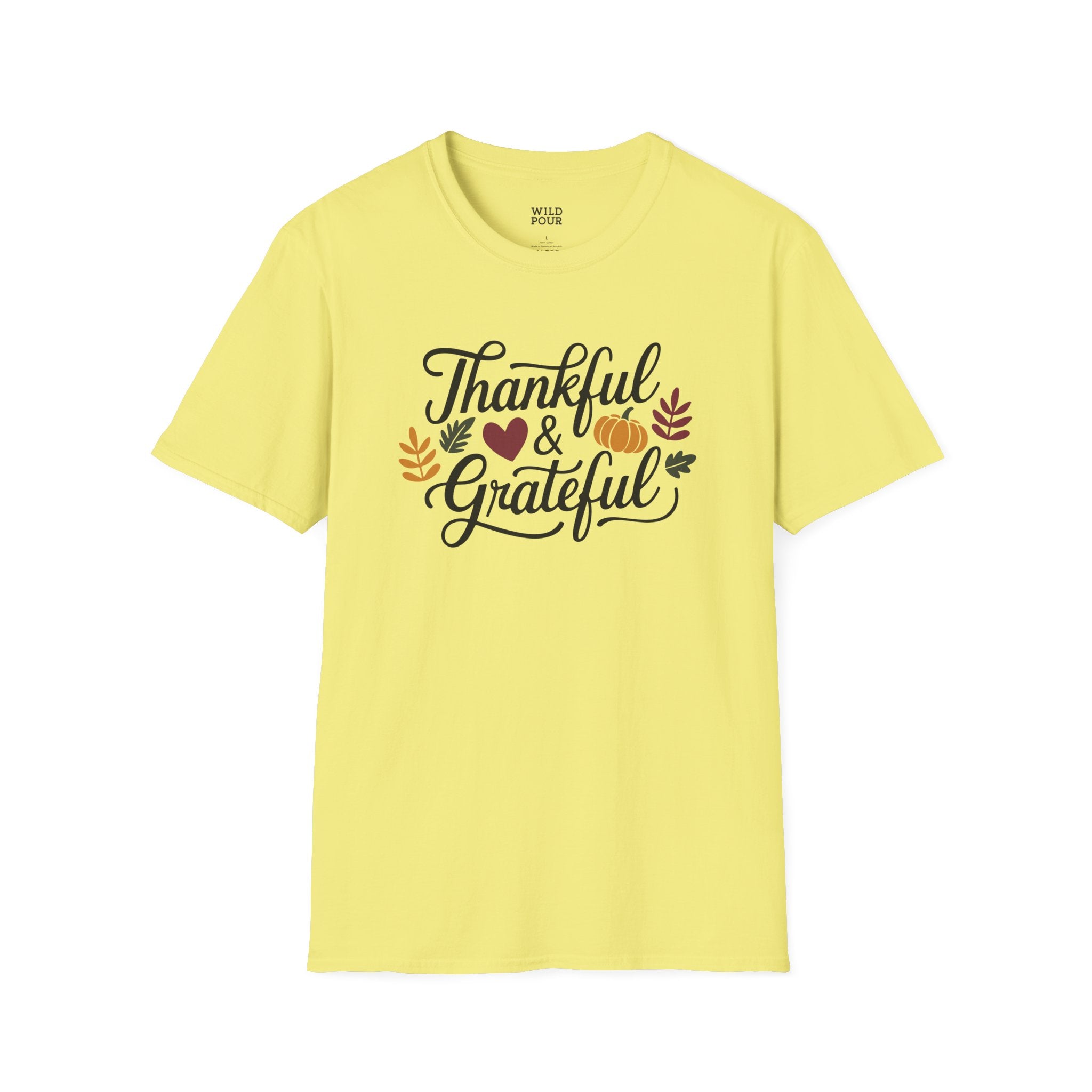 Thankful and Grateful Tee-Adult Tees-Wild Pour