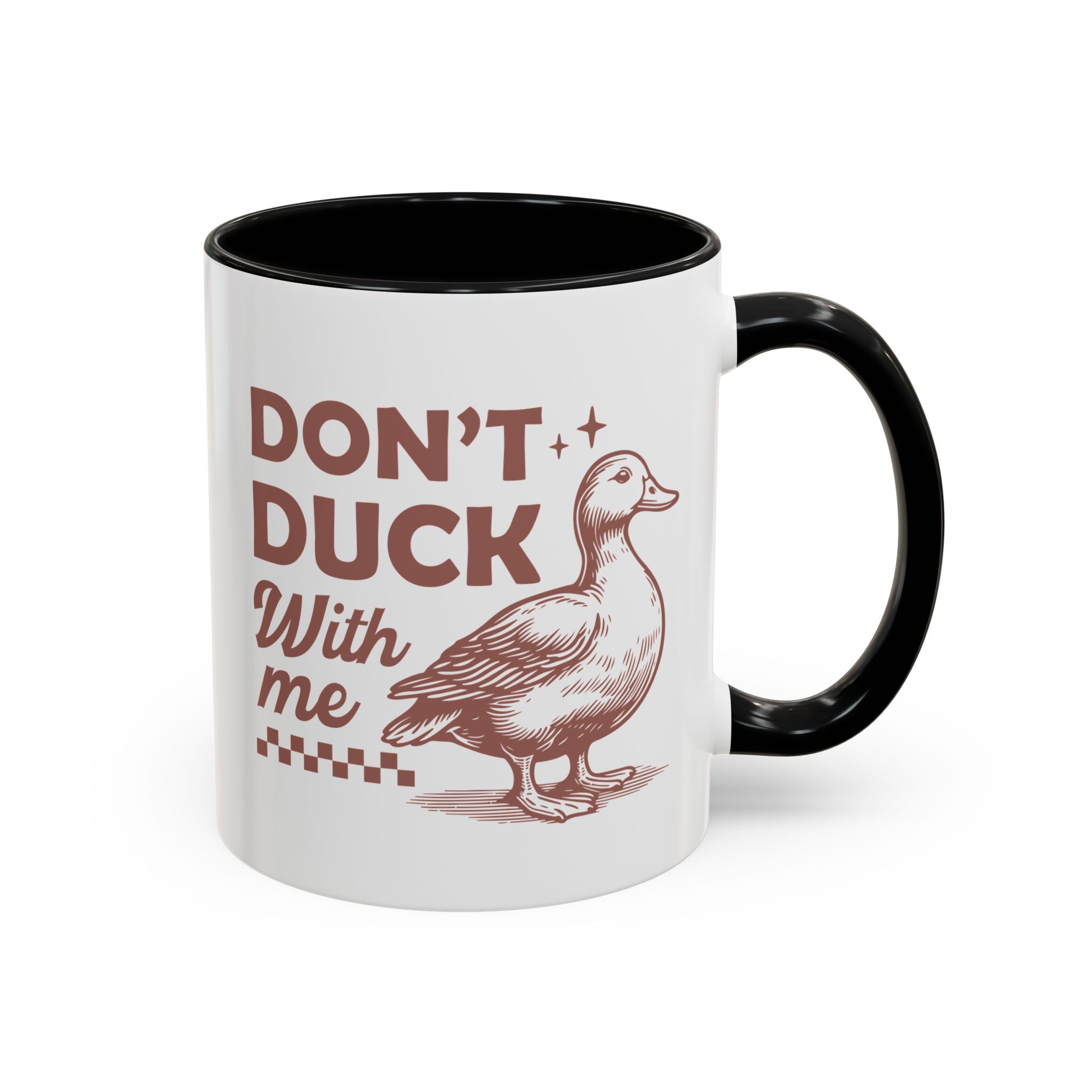 Don't Duck With Me, Funny Duck Mug-Mug-Wild Pour