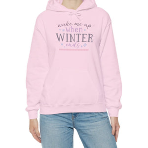 Wake Me Up When Winter Ends Hoodie-Hoodie-Wild Pour