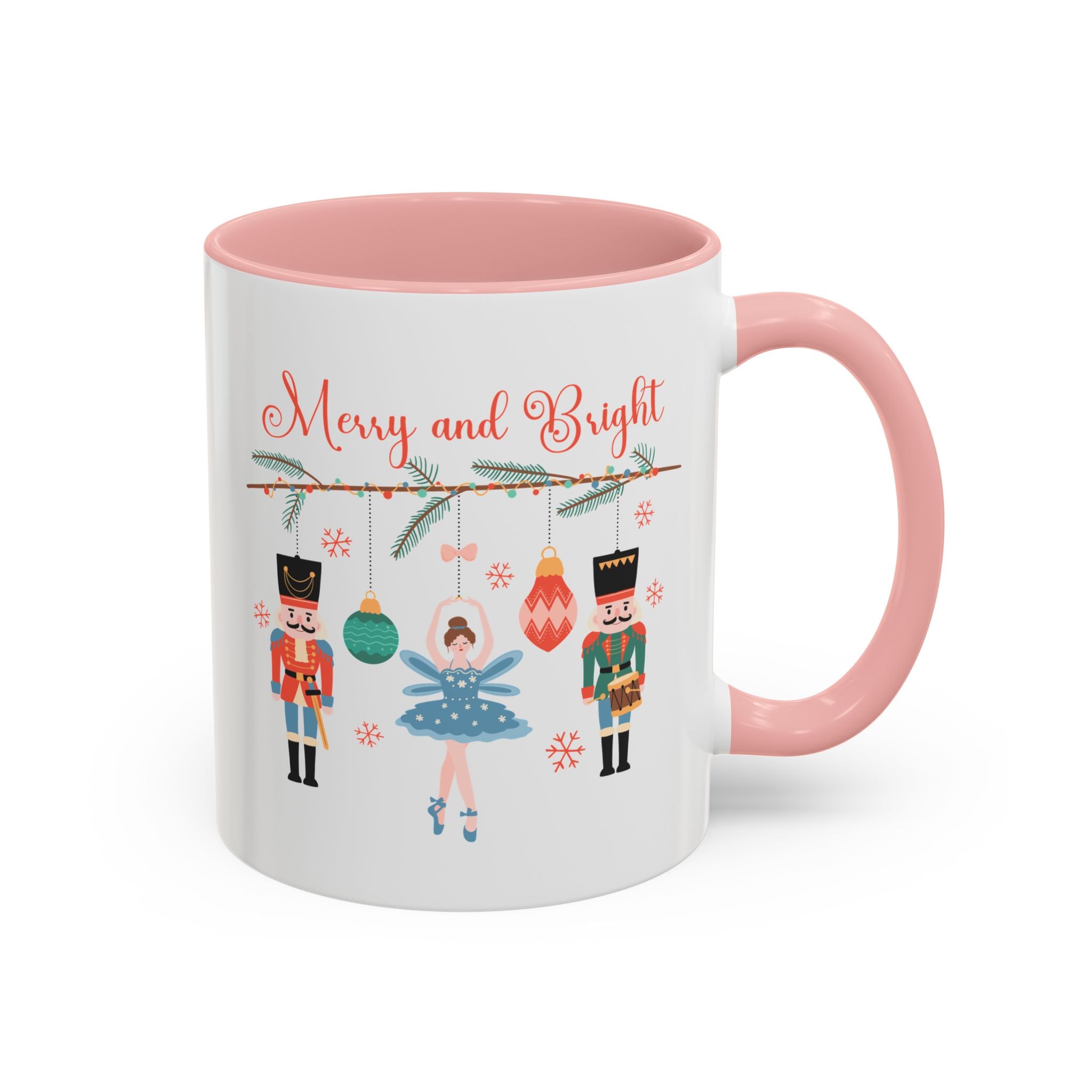 Merry and Bright, Nutcracker and Ballerina Mug-Mug-Wild Pour