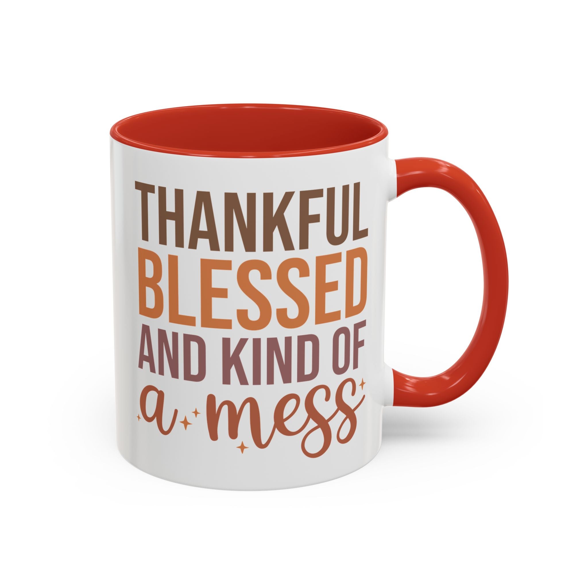 Thankful, Blessed and Kind of a Mess Mug-Mug-Wild Pour