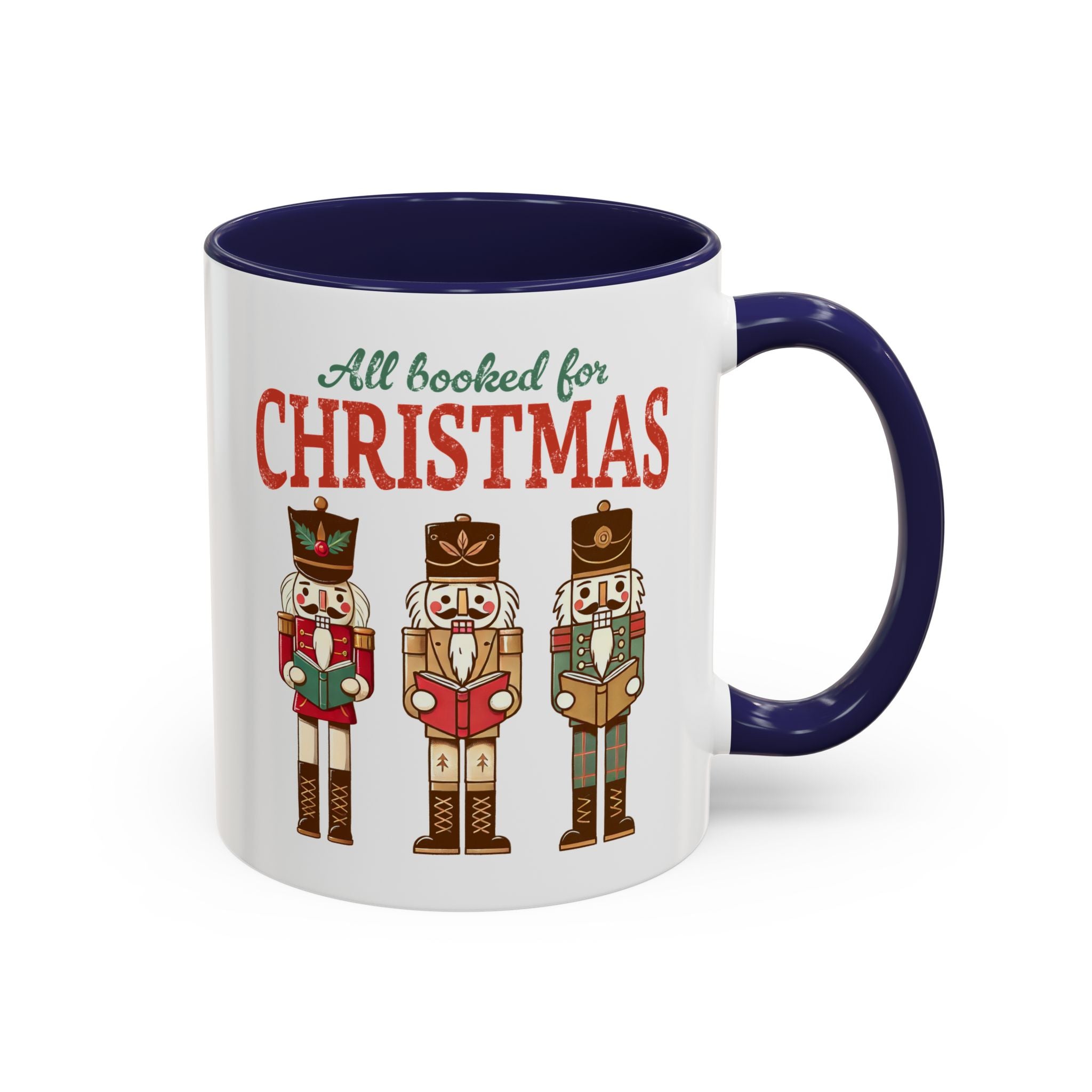 All Booked for Christmas, Nutcrackers and Books Mug-Mug-Wild Pour