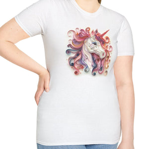 Unicorn, Paper Quilling Tee - Ultra-soft and super comfy, our premium quality unisex tees are perfect for any season.