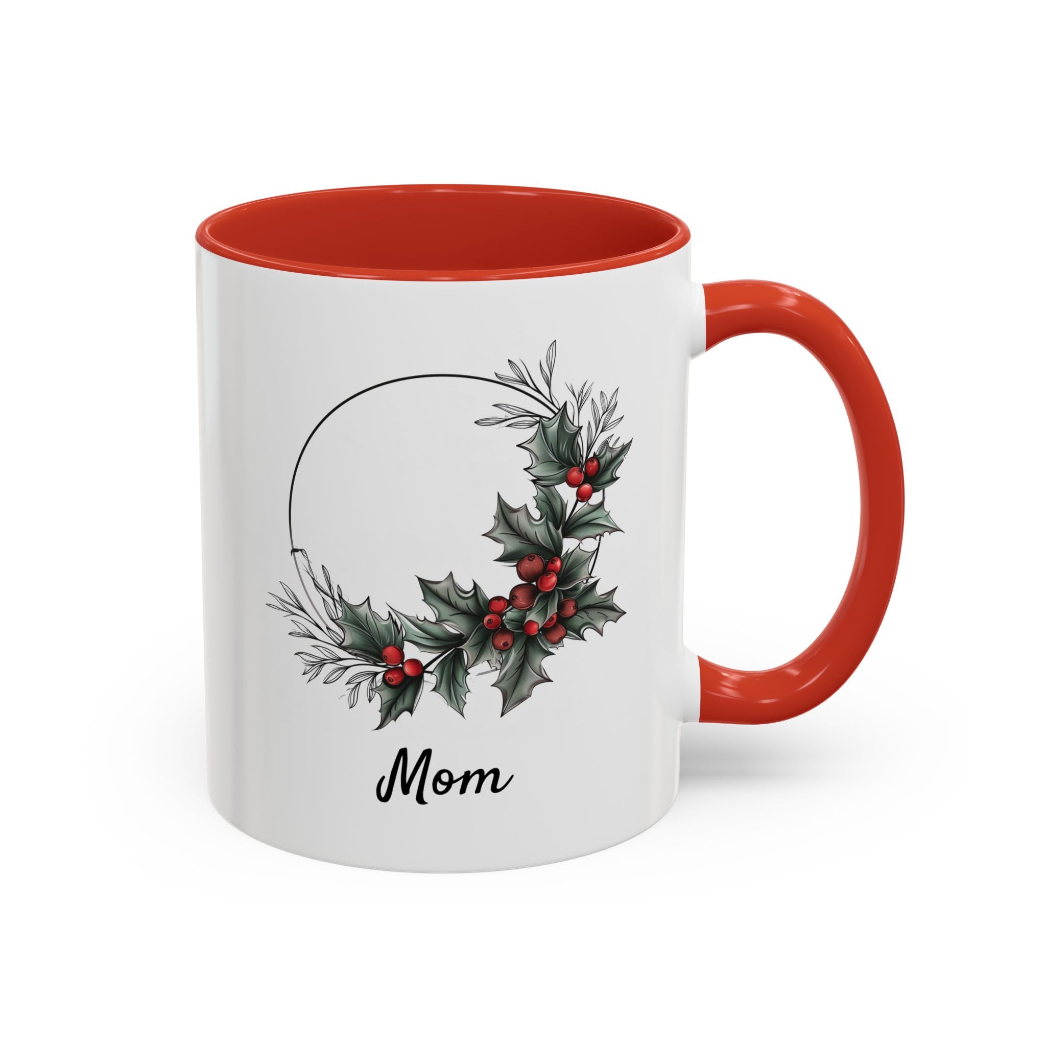 December Holly, Personalized Birth Month Mug-Mug-Wild Pour