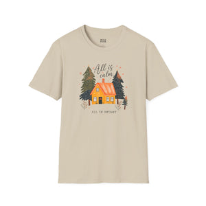 All is Calm, All is Bright Tee-Adult Tees-Wild Pour