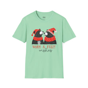 Warm & Fuzzy Wishes, Winter Bears Tee-Adult Tees-Wild Pour