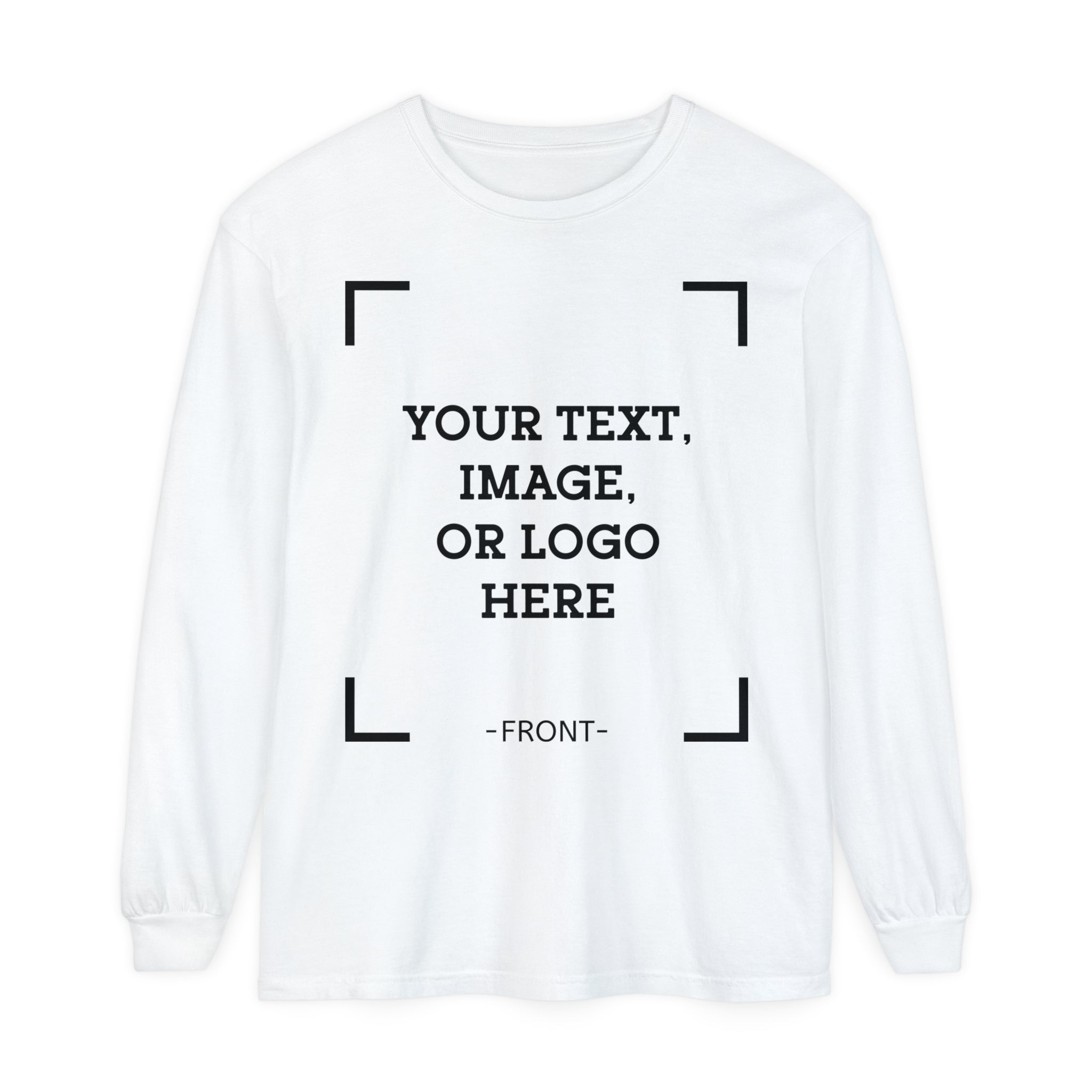 Personalized Long Sleeve Shirt with Custom Print