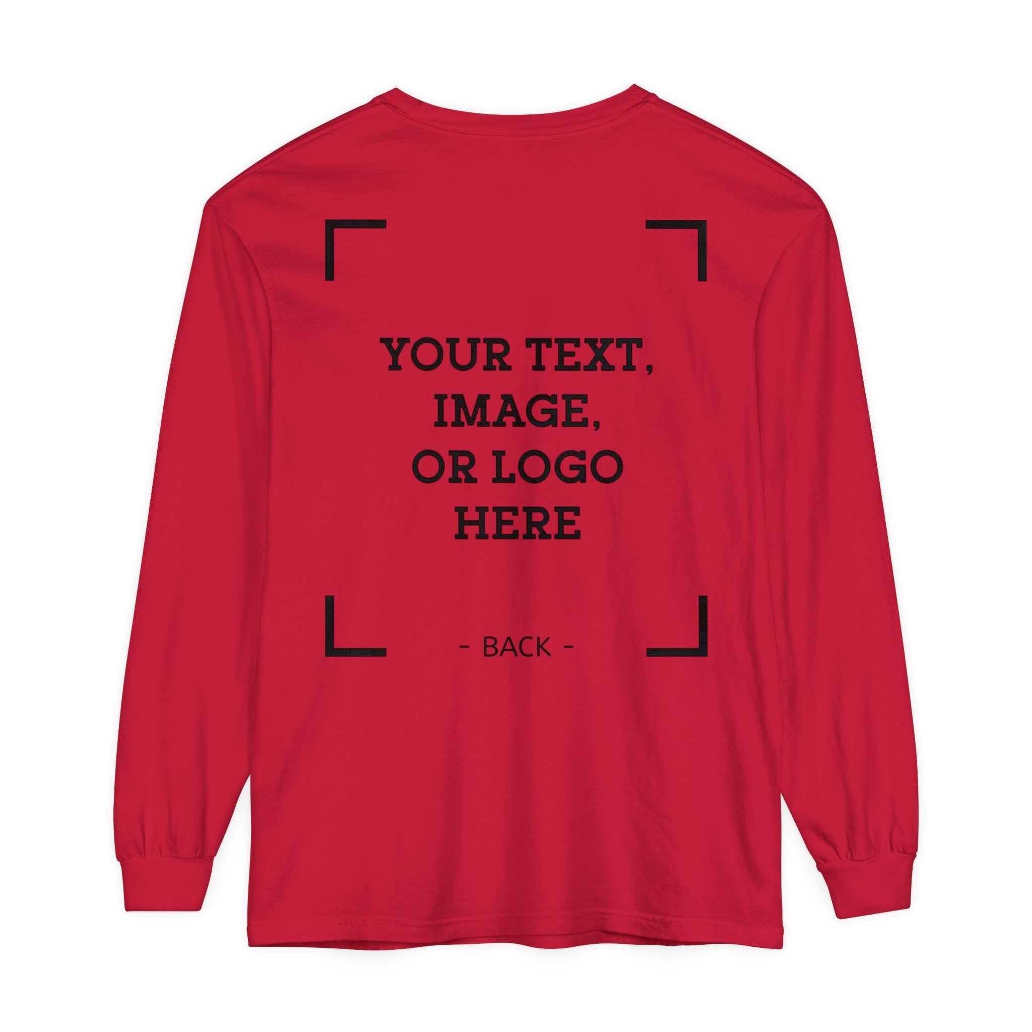 Personalized Long Sleeve Shirt with Custom Print