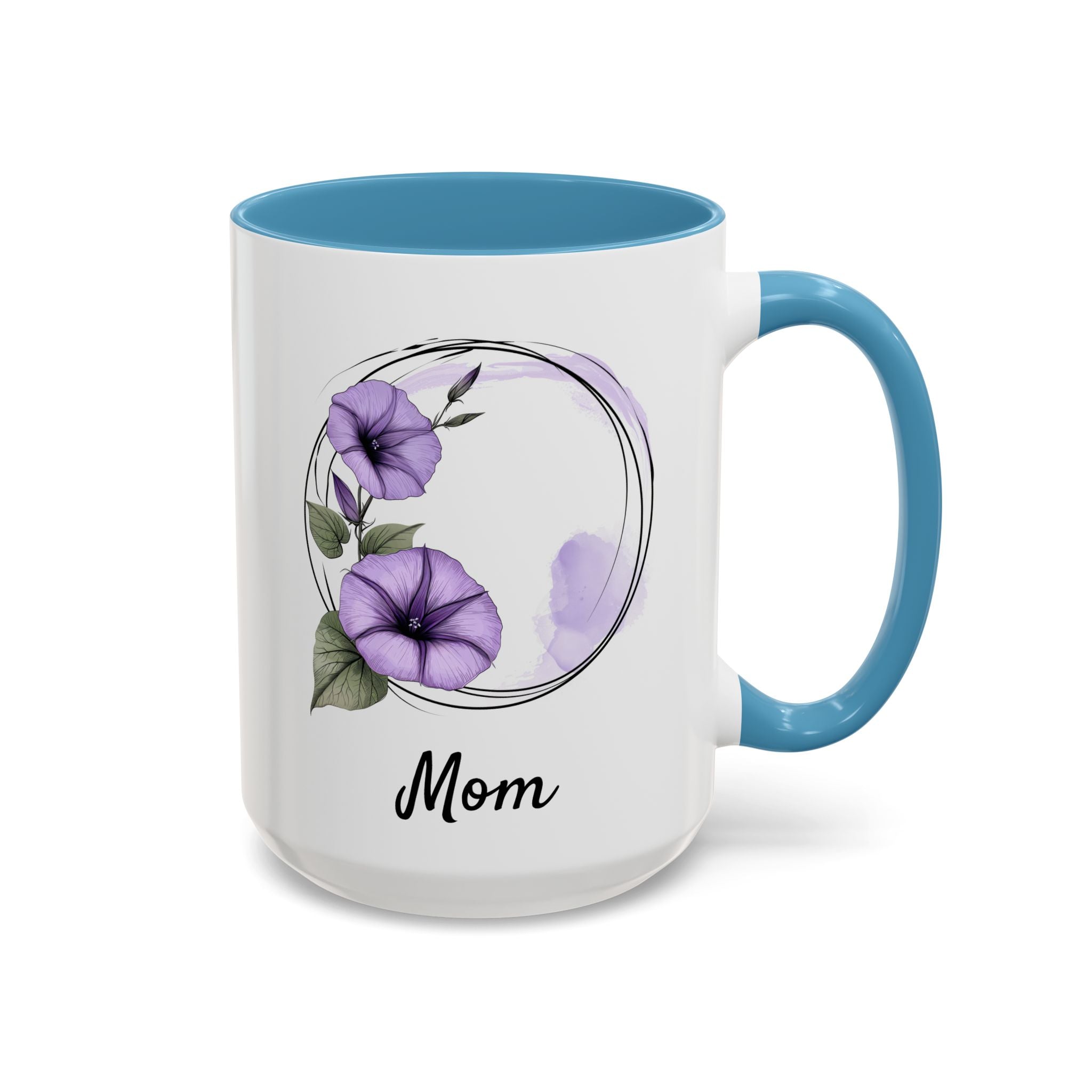 September Morning Glory, Personalized Birth Month Mug-Mug-Wild Pour