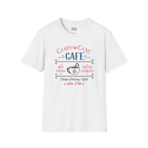 Candy Cane Cafe Tee-Adult Tees-Wild Pour