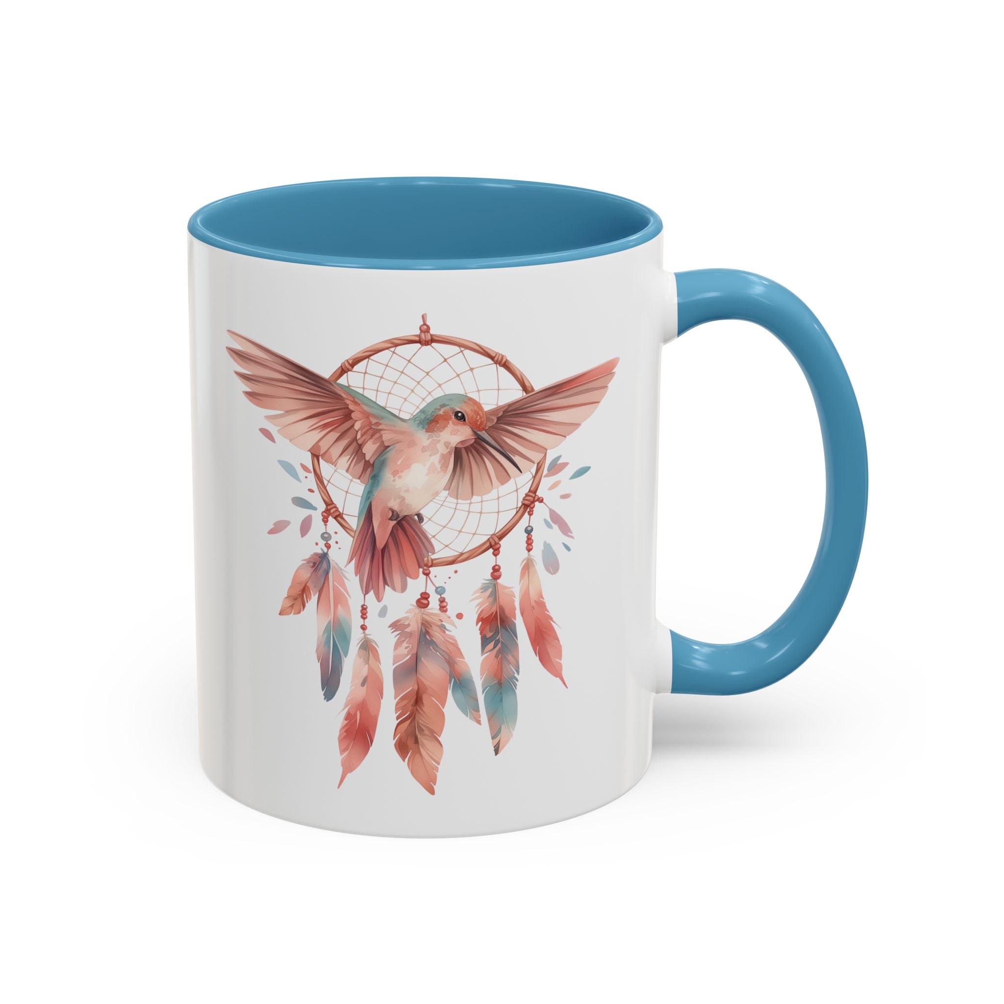 Hummingbird and Dreamcatcher Mug, Style B-Mug-Wild Pour