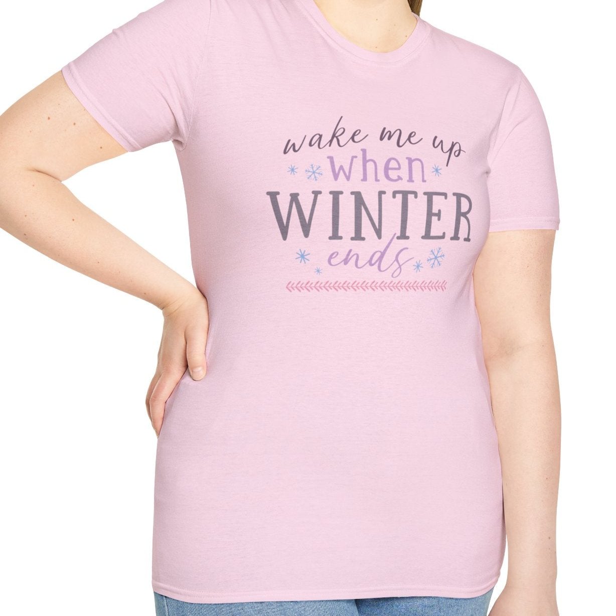 Wake Me Up When Winter Ends Tee-Adult Tees-Wild Pour