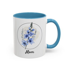 July Larkspur, Personalized Birth Month Mug-Mug-Wild Pour