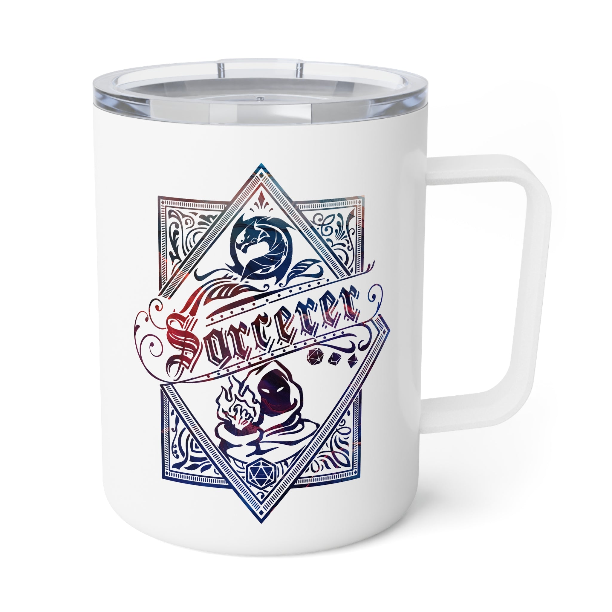 D&D Class Insulated Mug, Sorcerer-Insulated Mug-Wild Pour