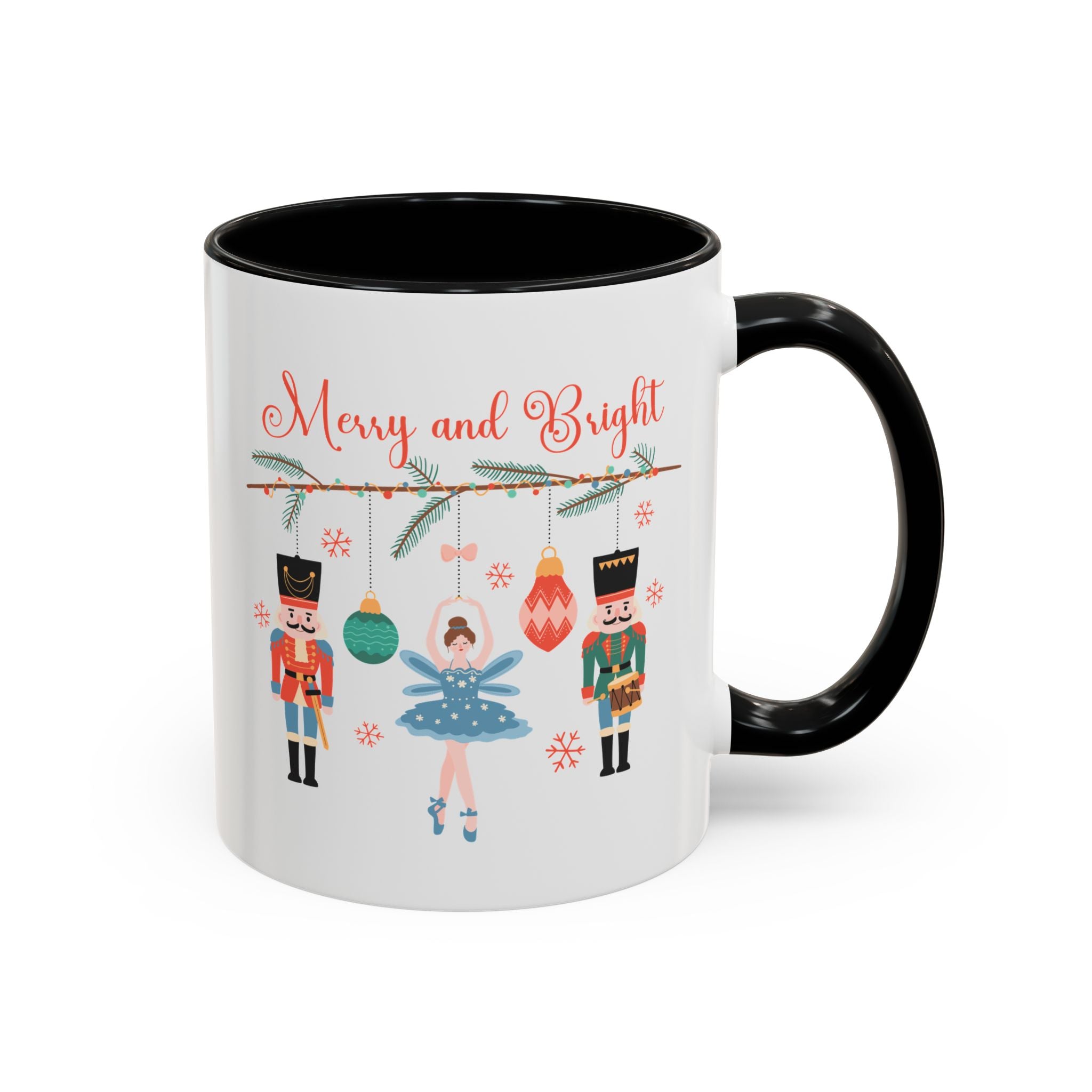 Merry and Bright, Nutcracker and Ballerina Mug-Mug-Wild Pour