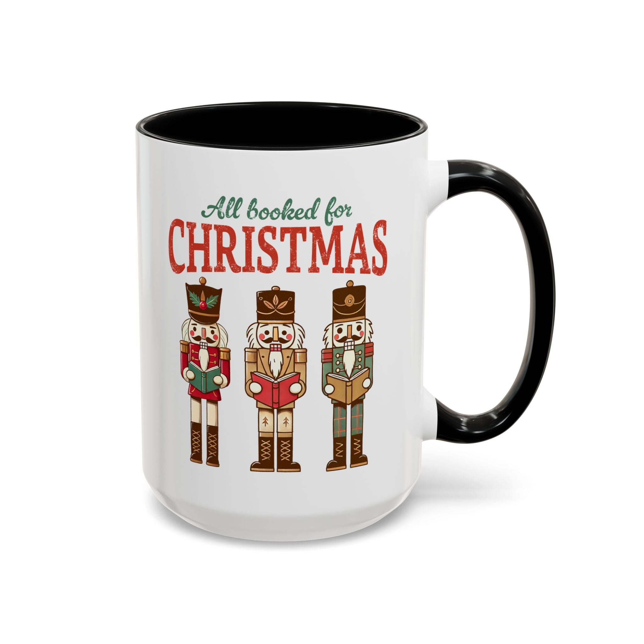 All Booked for Christmas, Nutcrackers and Books Mug-Mug-Wild Pour