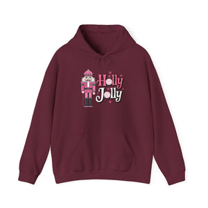 Holly Jolly Nutcracker, Christmas Hoodie-Hoodie-Wild Pour