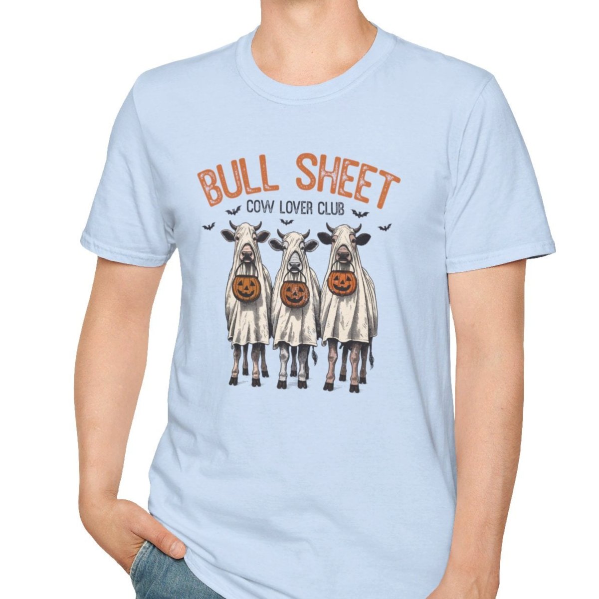 Bull Sheet - Cow Lovers Club, Vintage Cow Tee-Adult Tees-Wild Pour