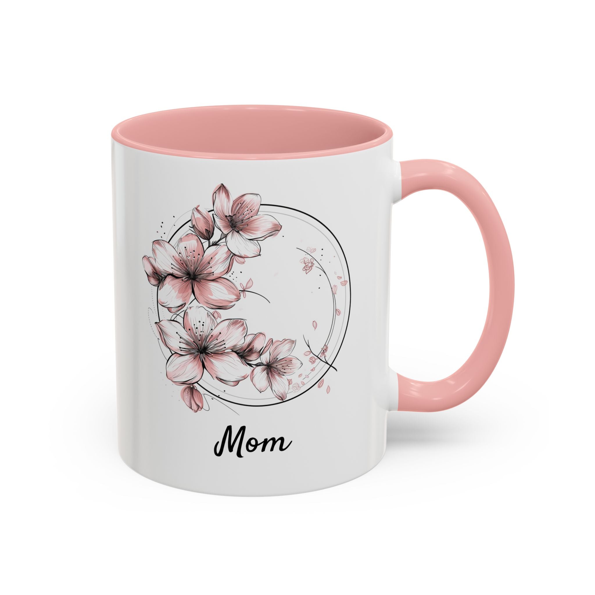 March Sakura (Cherry Blossoms), Personalized Birth Month Mug-Mug-Wild Pour