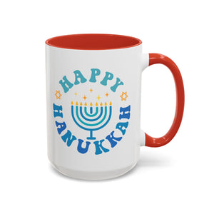 Happy Hanukkah, Menorah Mug-Mug-Wild Pour