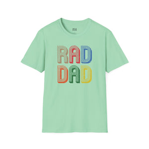 Rad Dad, Father's Day Tee-Adult Tees-Wild Pour