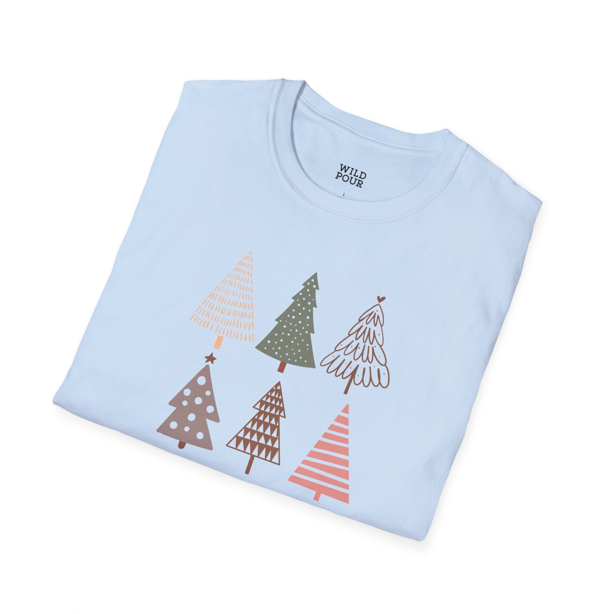 Twinkle Lights and Merry Nights Tee-Adult Tees-Wild Pour