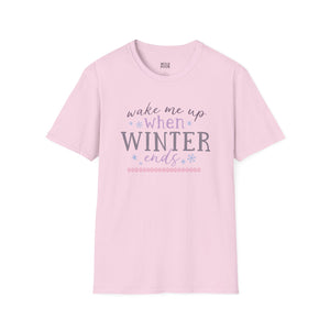 Wake Me Up When Winter Ends Tee-Adult Tees-Wild Pour