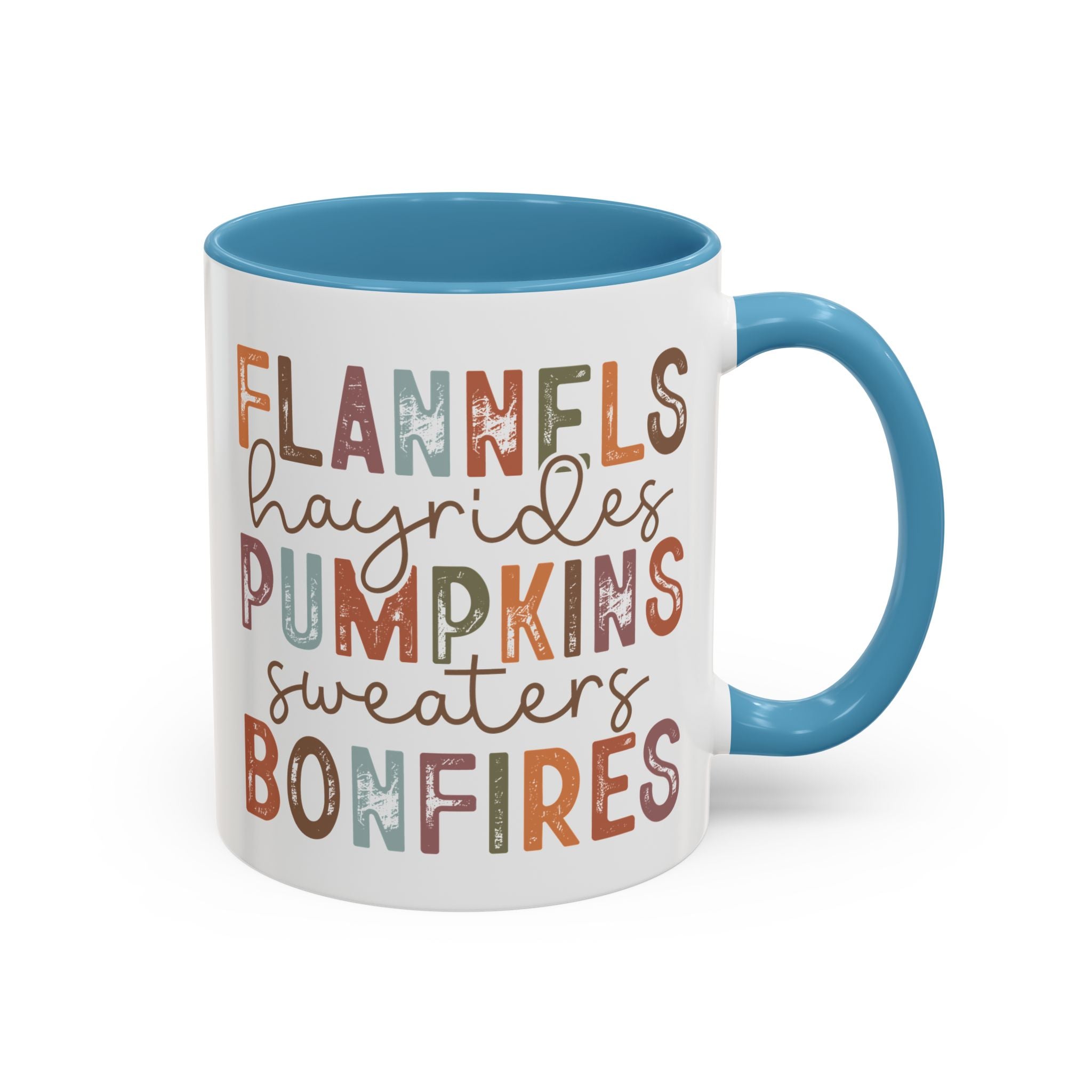 Flannels Hayrides Pumpkins Sweaters, Fall Mug-Mug-Wild Pour