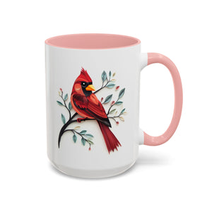 Cardinal, Paper Quilling Mug-Mug-Wild Pour