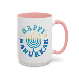 Happy Hanukkah, Menorah Mug-Mug-Wild Pour