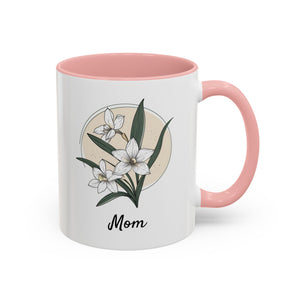 December Narcissus, Personalized Birth Month Mug-Mug-Wild Pour