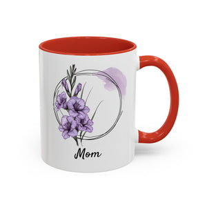 August Gladiolus, Personalized Birth Month Mug-Mug-Wild Pour