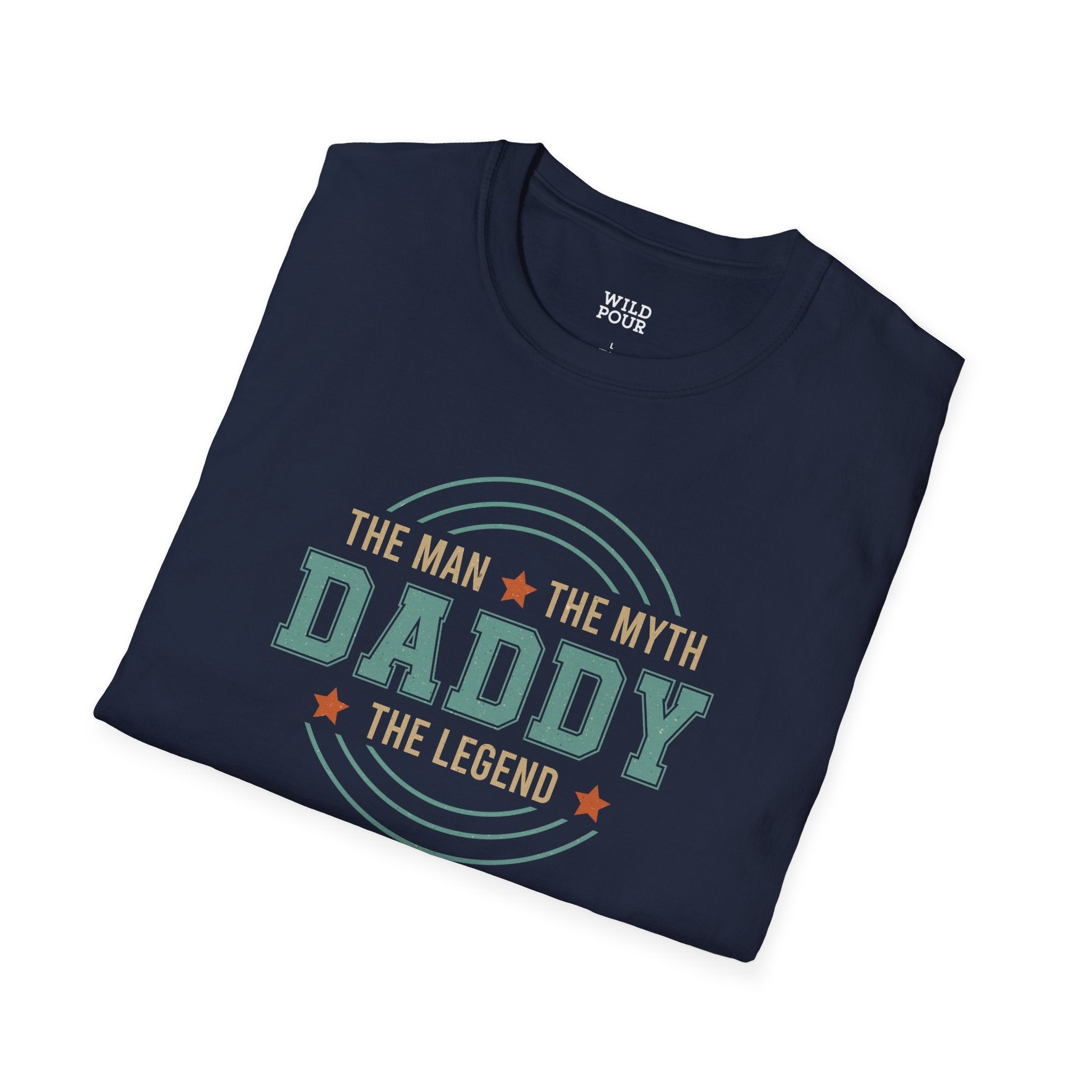 Daddy - The Man, The Myth, The Legend Tee-Adult Tees-Wild Pour