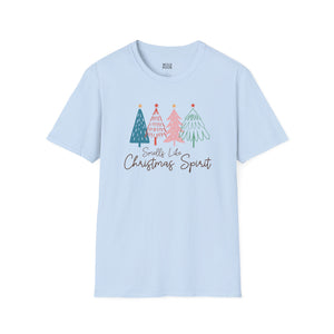 Smells Like Christmas Spirit Tee-Adult Tees-Wild Pour