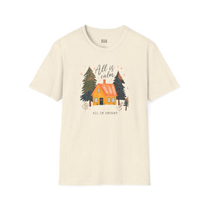 All is Calm, All is Bright Tee-Adult Tees-Wild Pour