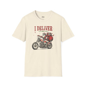 I Deliver All Night Long, Santa Tee - Ultra-soft and super comfy hoodies, made from a thick blend of cotton and polyester.