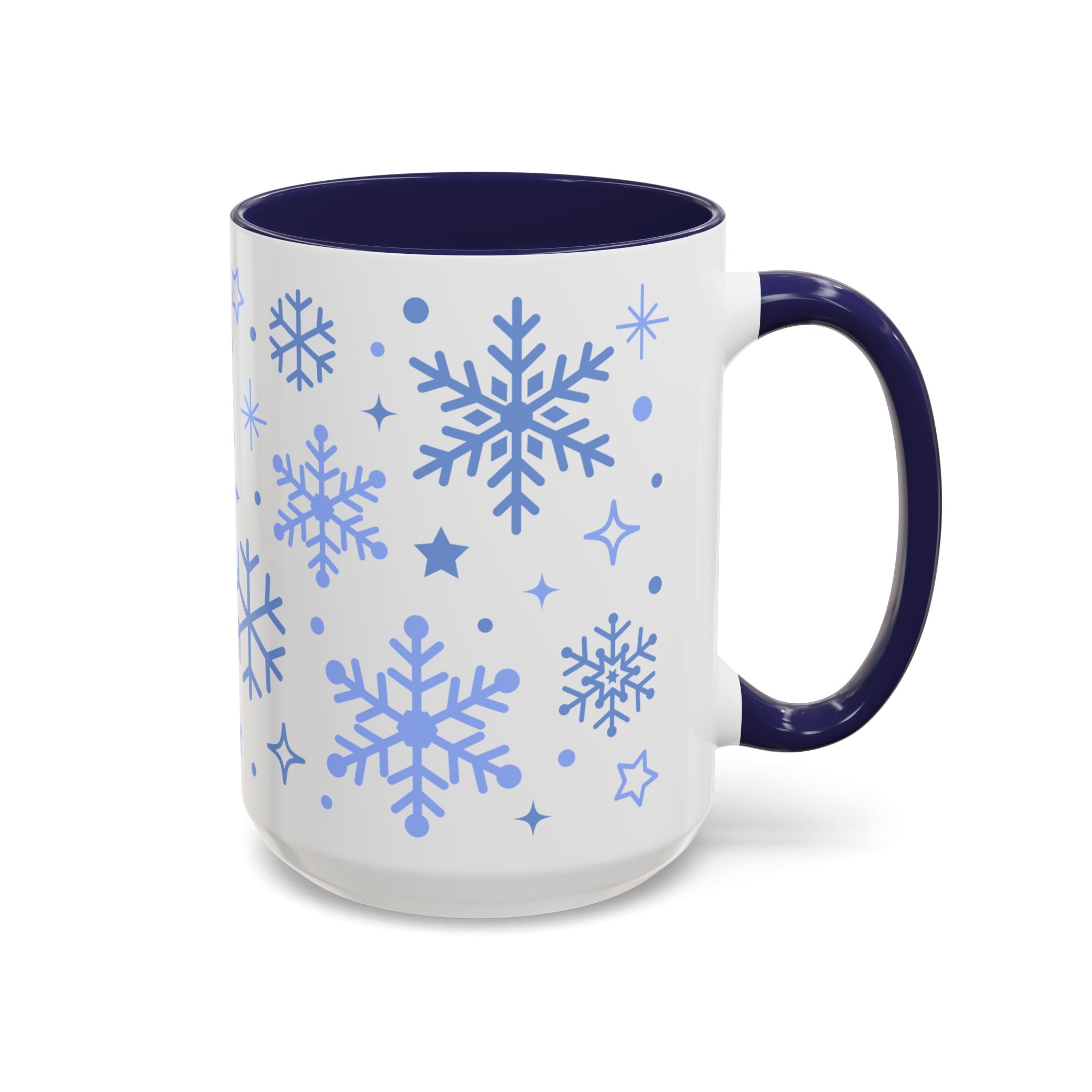 Winter Snowflakes, Wrap-Around Holiday Mug-Mug-Wild Pour