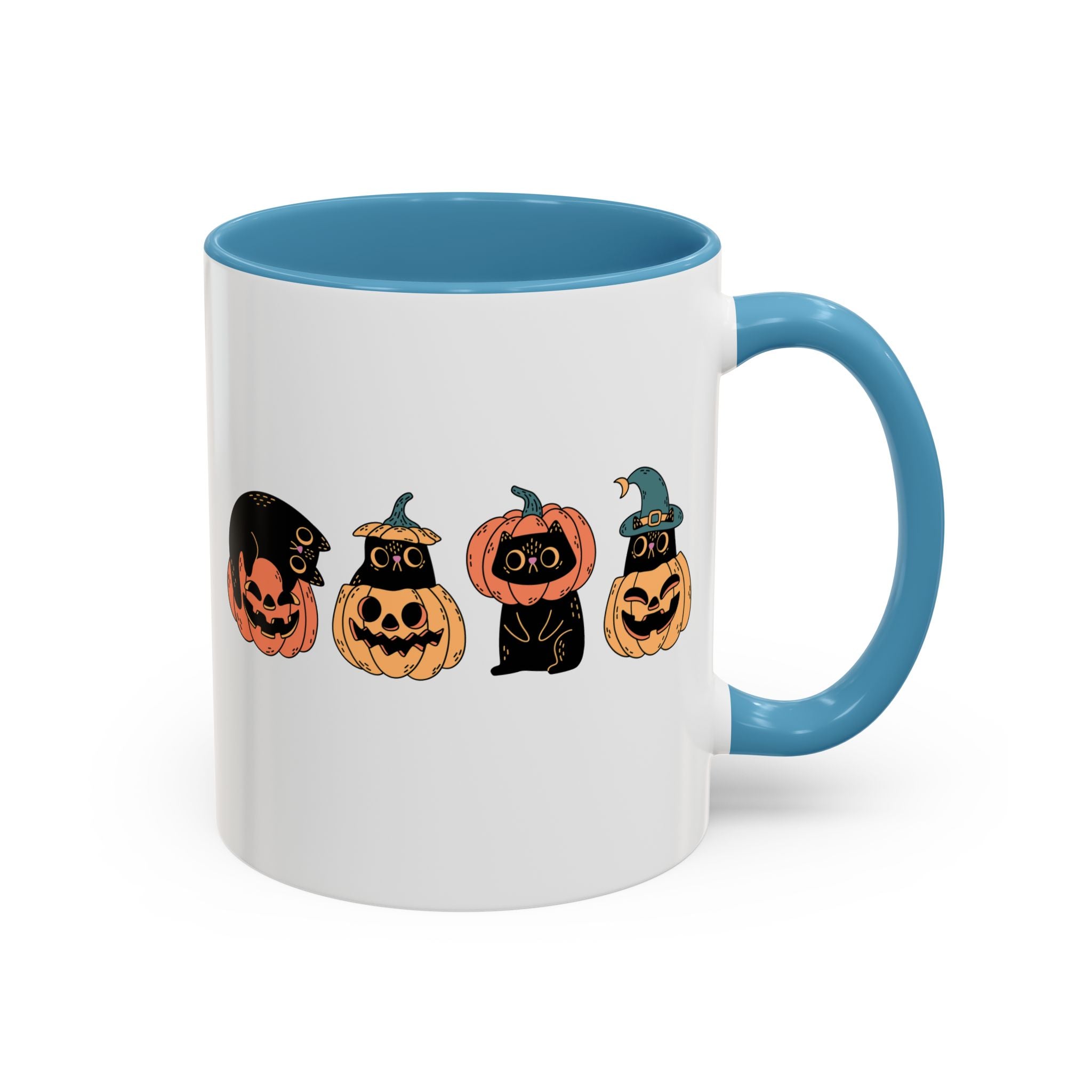 Black Cats and Pumpkins Mug-Mug-Wild Pour