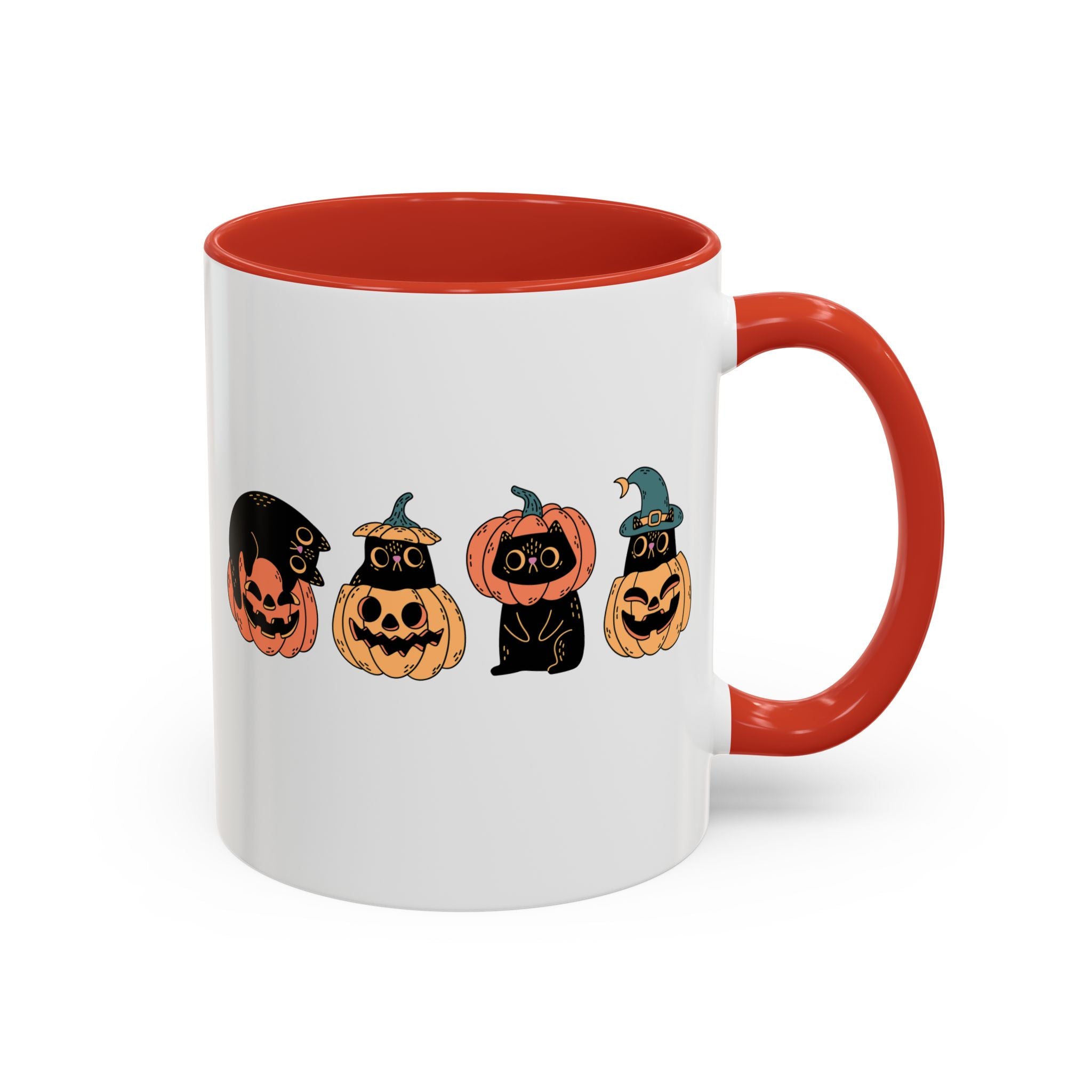 Black Cats and Pumpkins Mug-Mug-Wild Pour