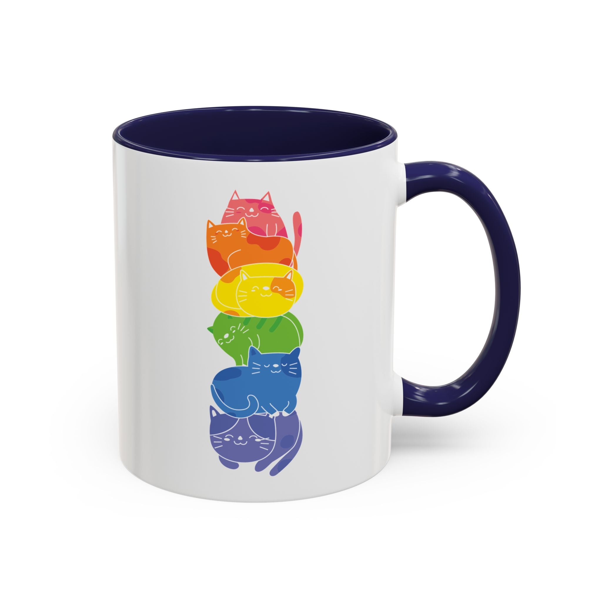 Rainbow Cat Stack Mug-Mug-Wild Pour