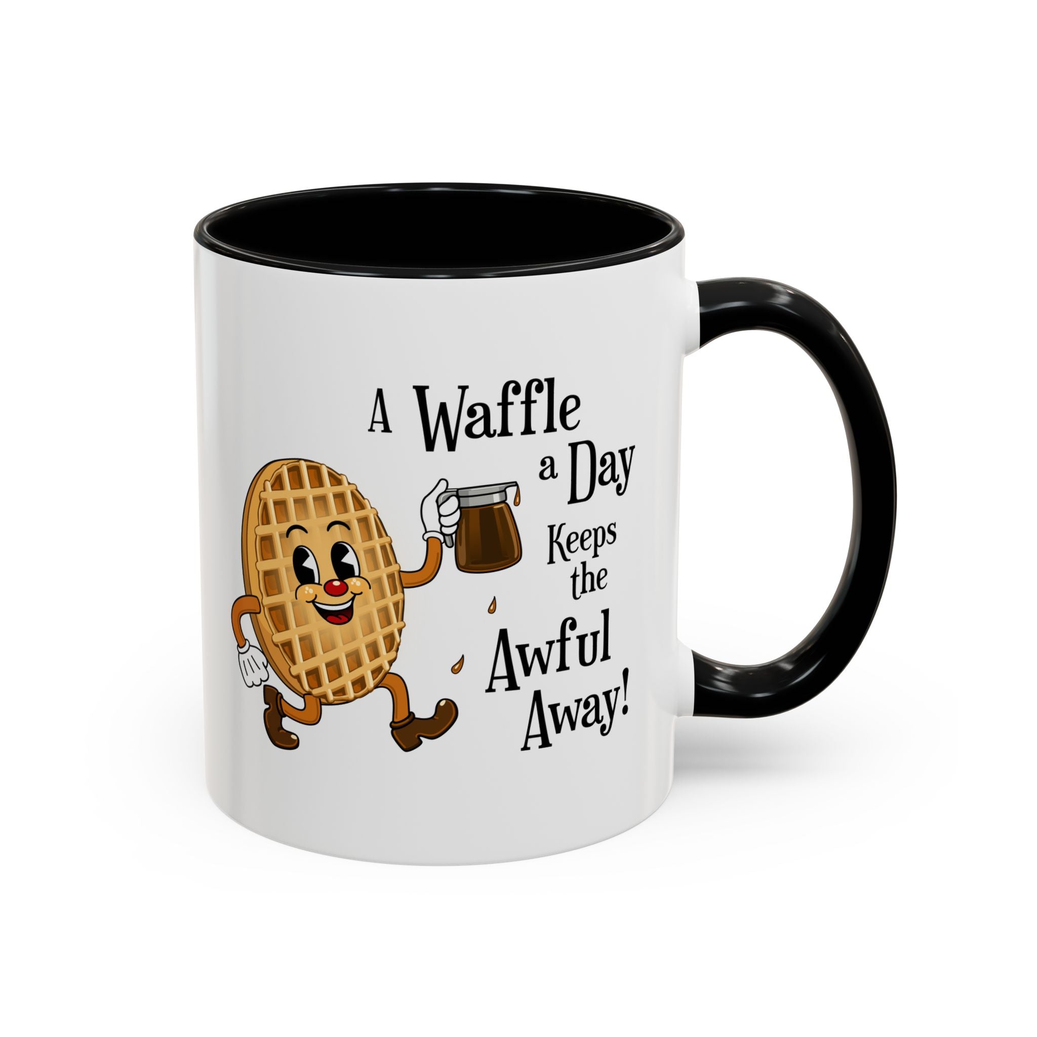 A Waffle a Day Keeps the Awful Away / Mug