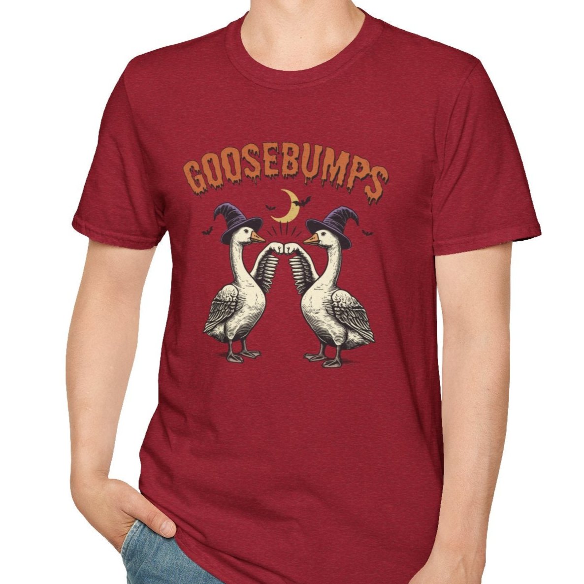 Goosebumps - Vintage Goose Tee-Adult Tees-Wild Pour