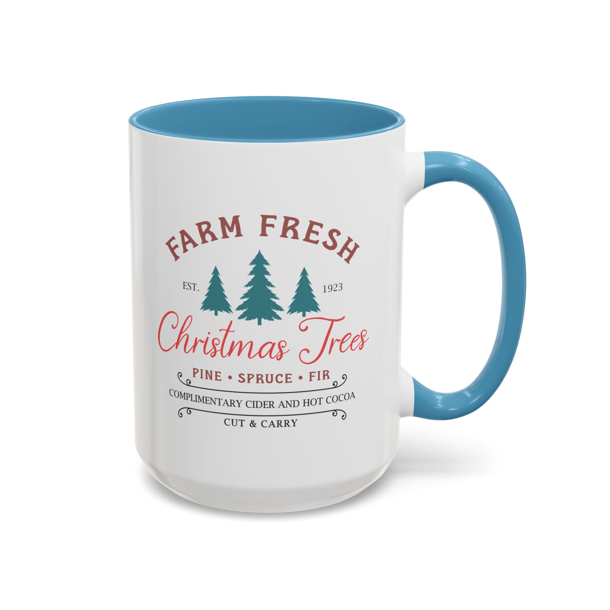 Farm Fresh Christmas Trees Mug-Mug-Wild Pour